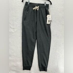 NWT Vuori Ponto Performance Jogger Charcoal Heather Small V438